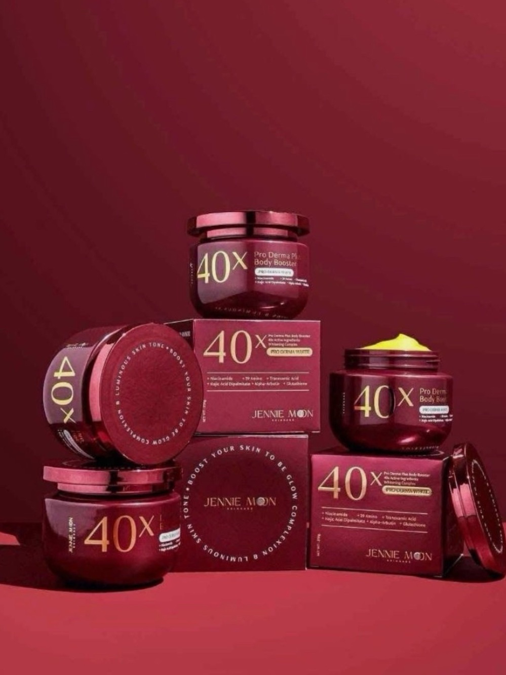 JENNIE MOON 40X Pro Derma Body Booster Whitening Moisturizer